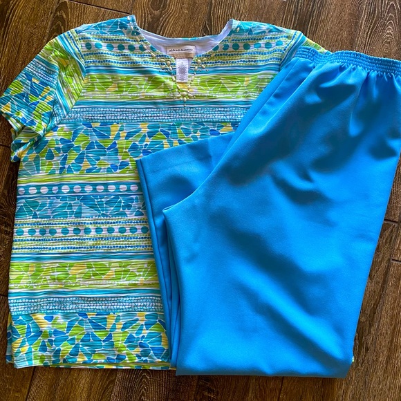 Alfred Dunner embellished pant set - Picture 1 of 15